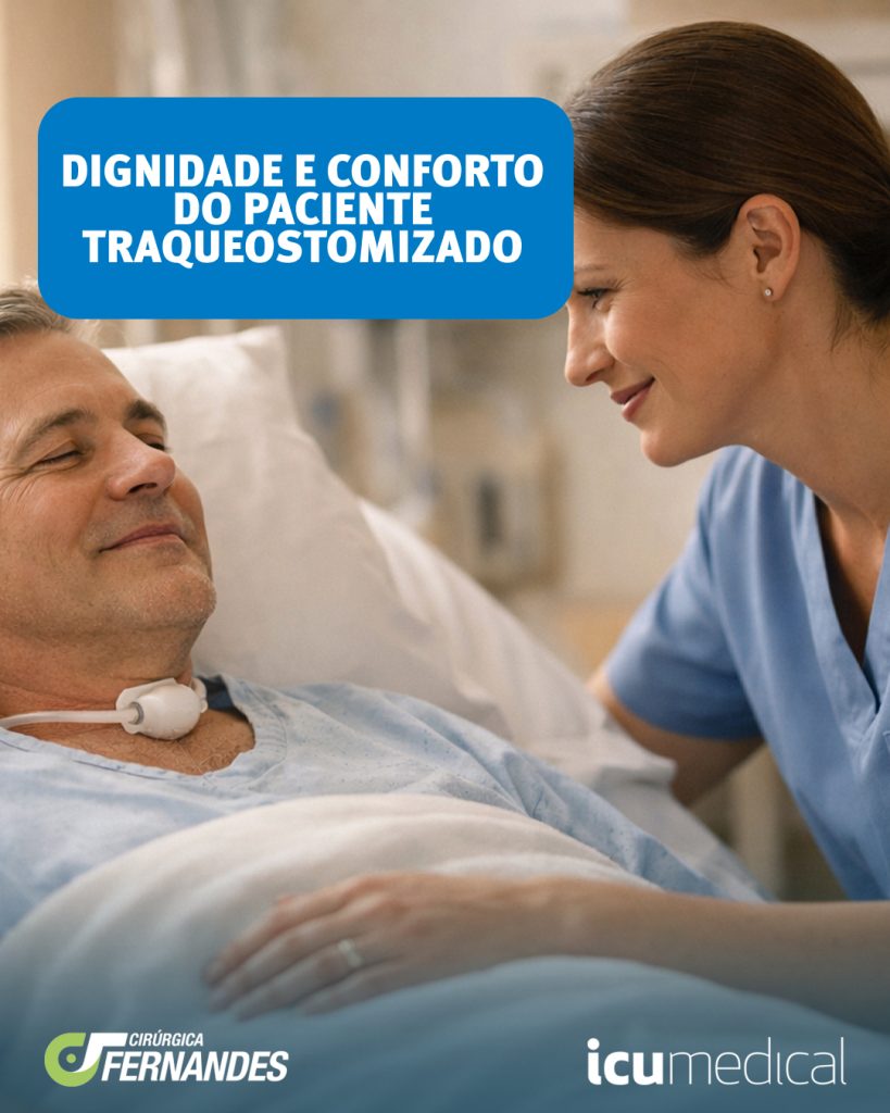 Traqueostomia e conforto do paciente devem andar lado a lado Traqueostomia e conforto do paciente devem andar lado a lado